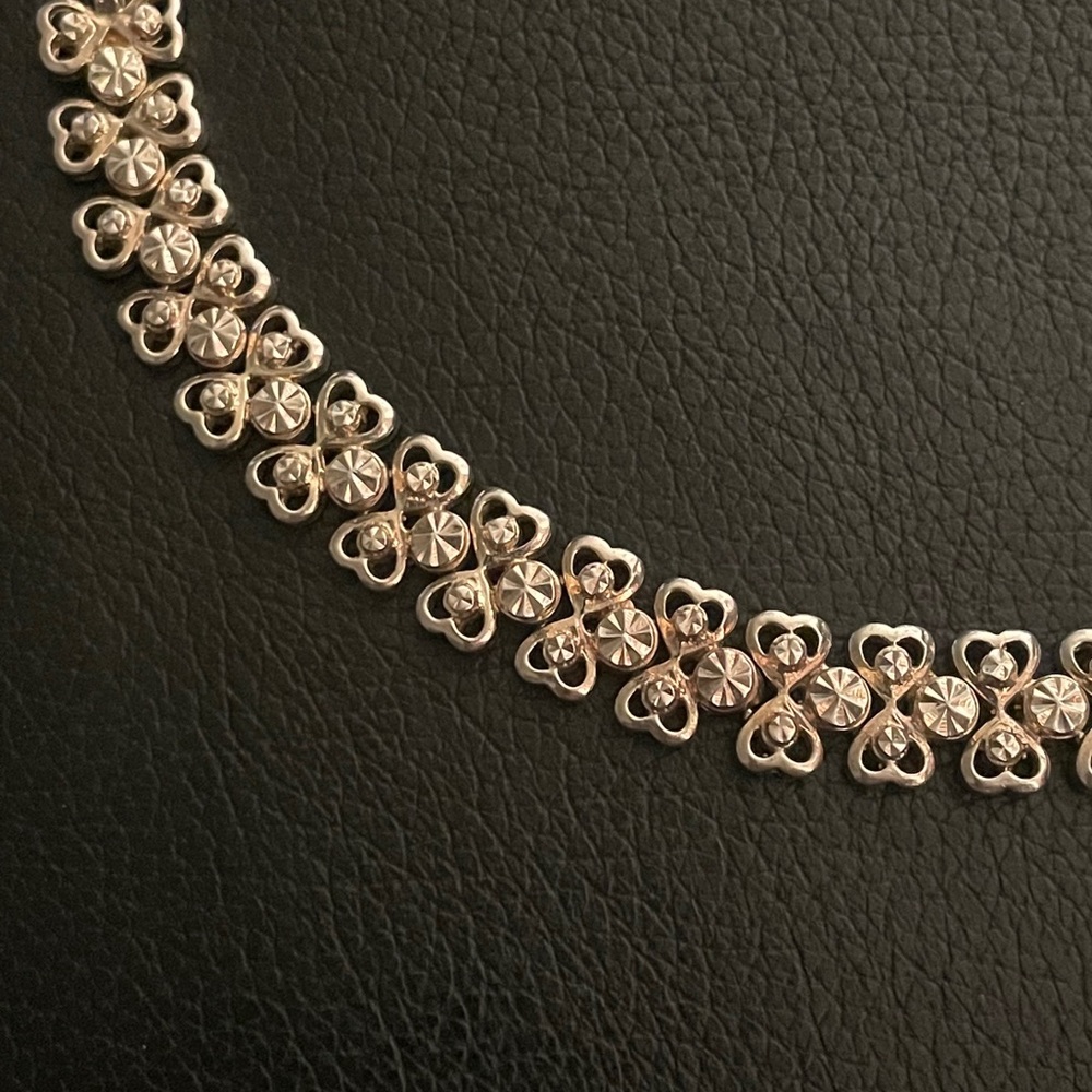 Beverly Hills Sterling Silver Intricate Bracelet
